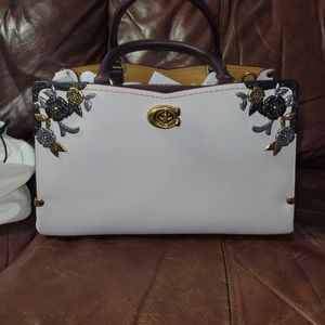 RARE New Coach Carryall Mason 1941 purse with tooling HARD TO FIND